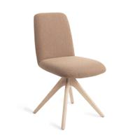 Jesper Home Eetkamerstoel 'Taiwa' Revolve Oak Bleach, kleur Whisper Wheat