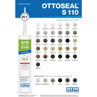 OTTO Ottoseal S110 Kleurenkaart