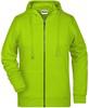 James & Nicholson JN8025 Ladies´ Zip-Hoody - /Acid-Yellow - XS - thumbnail