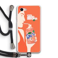Peach please!: Pixel 3 XL Transparant Hoesje met koord