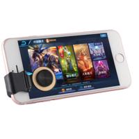 A9 Direct Mobile Clip Games Joystick Artifact Hand Travel Button Sucker with Ring Holder for iPhone Android Phone Tablet(Gold)