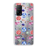 Bloemetjes: Xiaomi Mi 10T 5G Transparant Hoesje Bloemetjes: Xiaomi Mi 10T 5G Transparant Hoesje