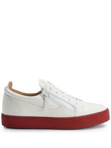 Giuseppe Zanotti baskets Frankie en cuir - Blanc