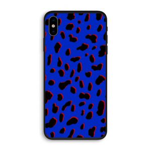 Blue Leopard: iPhone XS Biologisch afbreekbaar hoesje