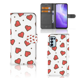 OPPO Find X3 Lite Telefoon Hoesje Hearts