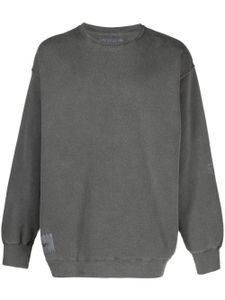 WTAPS sweat en coton à logo brodé - Gris