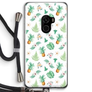 Ananas bladeren: Xiaomi Mi Mix 2 Transparant Hoesje met koord