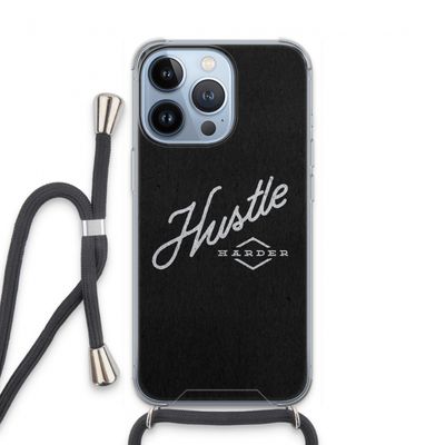 Hustle: iPhone 13 Pro Transparant Hoesje met koord