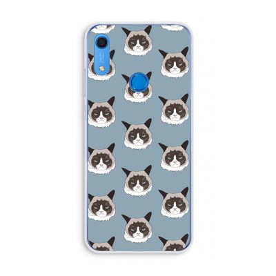 It's a Purrr Case: Huawei Y6s Transparant Hoesje