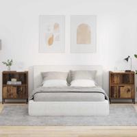 Nachtkastjes 2 pcs Oud hout 49 x 36 x 61 cm Bewerkt hout