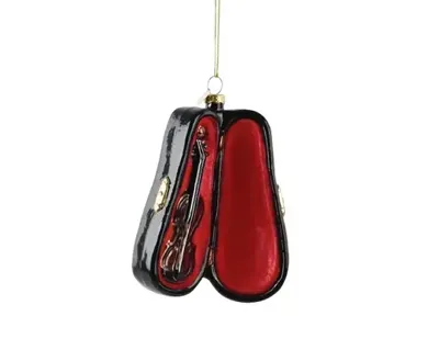 Decoris kersthanger glas instrument in doos