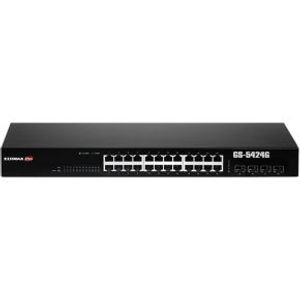 Edimax GS-5424G Managed Gigabit Ethernet (10/100/1000) 1U Zwart netwerk-switch