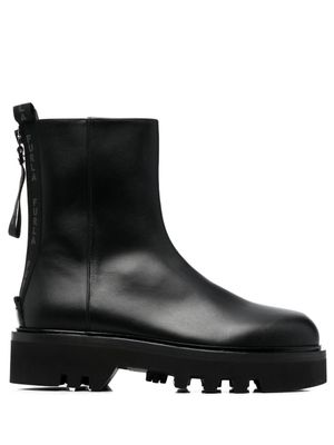 Furla bottines Rita en cuir - Noir