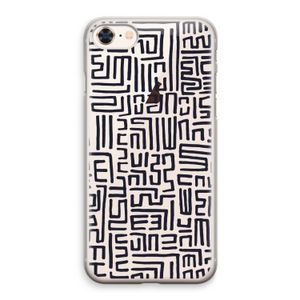 Moroccan Print: iPhone 8 Transparant Hoesje