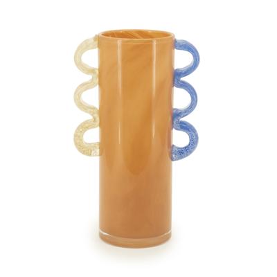 By-Boo Vaas 'Alegre' Mondgeblazen glas, kleur Oranje