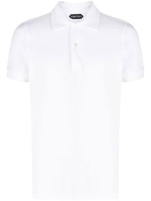 TOM FORD polo à manches courtes - Blanc