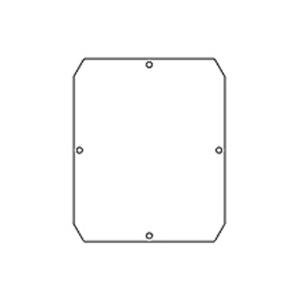 Molex MWE Industrial Solution 936040053 Behuizingsdeksel Staal Verzinkt 1 stuk(s)