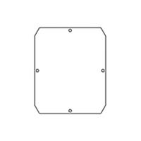 Molex MWE Industrial Solution 936040053 Behuizingsdeksel Staal Verzinkt 1 stuk(s)