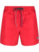 Paul Smith short de bain à patch logo - Rouge - thumbnail