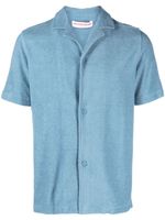 Orlebar Brown chemise en coton Howell - Bleu