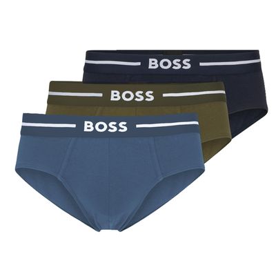 Boss mini slips Bold 3 pack blauw-groen