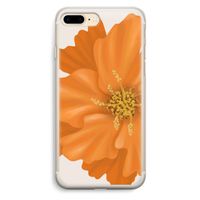 Orange Ellila flower: iPhone 7 Plus Transparant Hoesje