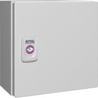 Rittal KX 1549.000 Installatiebehuizing, Wandbehuizing 200 x 200 x 120 Plaatstaal Grijs-wit (RAL 7035) 1 stuk(s)