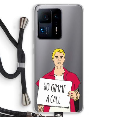 Gimme a call: Xiaomi Mi Mix 4 Transparant Hoesje met koord