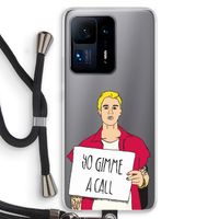 Gimme a call: Xiaomi Mi Mix 4 Transparant Hoesje met koord
