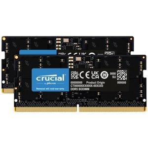 Crucial CT2K24G56C46S5 Werkgeheugenset voor laptop Retail DDR5 48 GB 2 x 24 GB On-die ECC 5600 MHz 262-pins SO-DIMM CL46 CT2K24G56C46S5