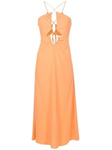 Nk robe Yasmin longue à découpes - Orange