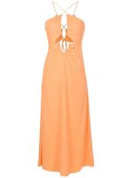 Nk robe Yasmin longue à découpes - Orange