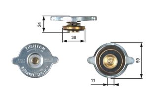 Radiateurdop RC106