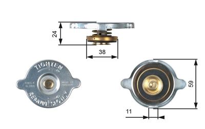 Radiateurdop RC106