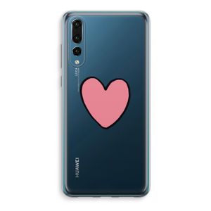 Hartje: Huawei P20 Pro Transparant Hoesje