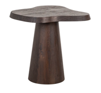 Bijzettafel Odile 50Ø - Donker Bruin