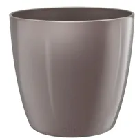 Elho brussels diamond bloempot rond 16 cm oyster pearl Elho brussels diamond bloempot rond 16 cm oyster pearl