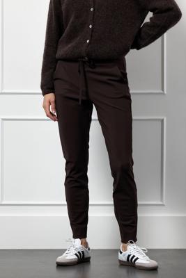 Studio Anneloes Downstairs Bonded Trousers 13278 Broek 8700 Espresso
