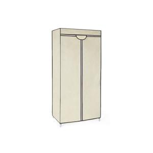 Stoffen kast met kledingroede, beige