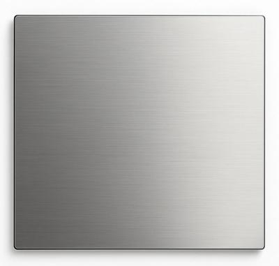 RVS vierkante plaat 100x100x3mm (set van 2 stuks)