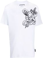 Philipp Plein t-shirt SS Snake à col rond - Blanc - thumbnail