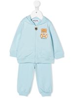 Moschino Kids survêtement à imprimé Teddy Bear - Bleu