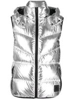 Moose Knuckles Bodywarmer met afneembare capuchon - Zilver - thumbnail