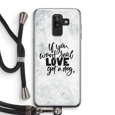 Partner in crime: Samsung Galaxy J8 (2018) Transparant Hoesje met koord