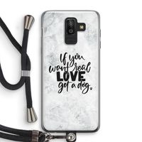 Partner in crime: Samsung Galaxy J8 (2018) Transparant Hoesje met koord