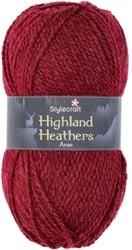 Stylecraft Highland Heathers Aran 3770 Steward Red