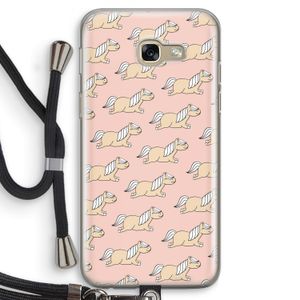 Ponys: Samsung Galaxy A5 (2017) Transparant Hoesje met koord
