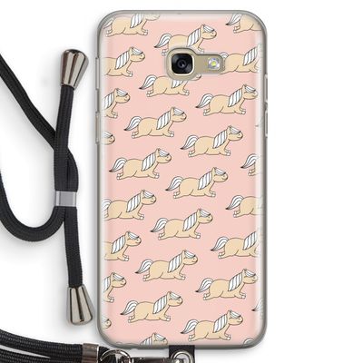 Ponys: Samsung Galaxy A5 (2017) Transparant Hoesje met koord