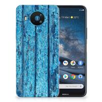 Nokia 8.3 | Bumper Hoesje | Wood Blue
