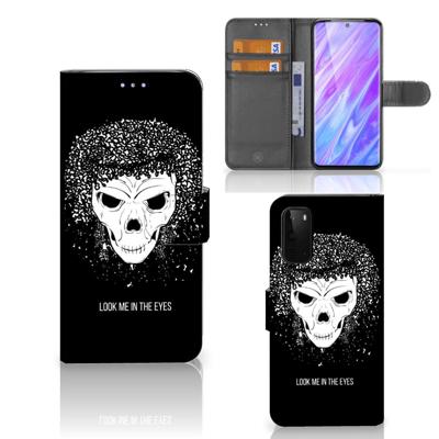 Telefoonhoesje met Naam Samsung Galaxy S20 Skull Hair Telefoonhoesje met Naam Samsung Galaxy S20 Skull Hair